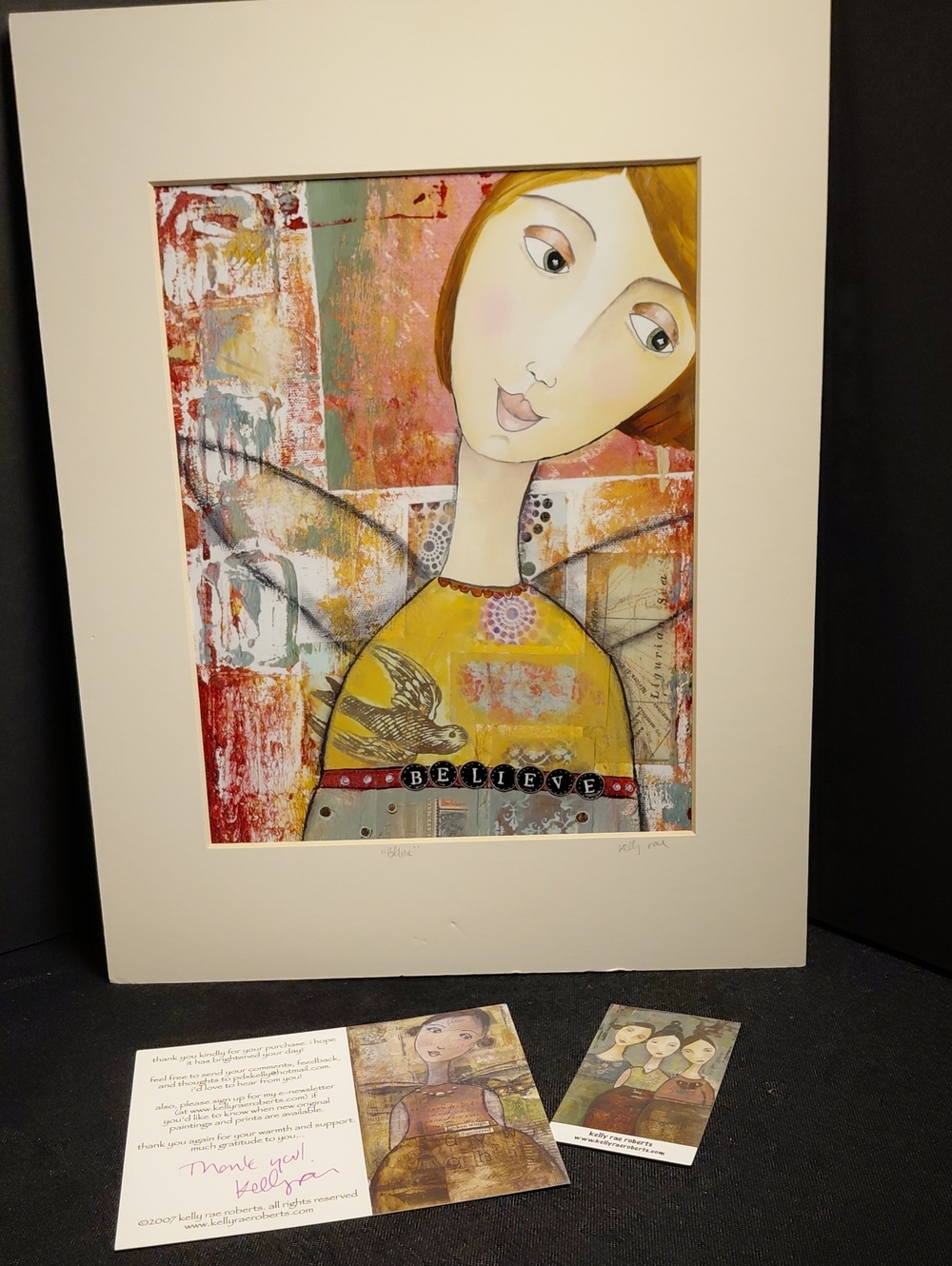KELLY RAE ROBERTS WALL ART "BELIEVE"